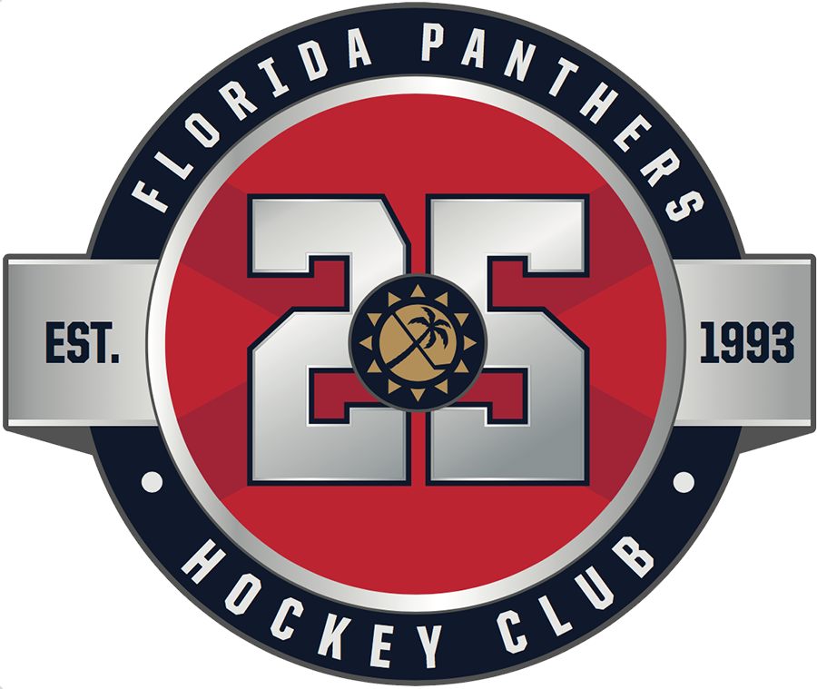 Florida Panthers 2019 Anniversary Logo fabric transfer